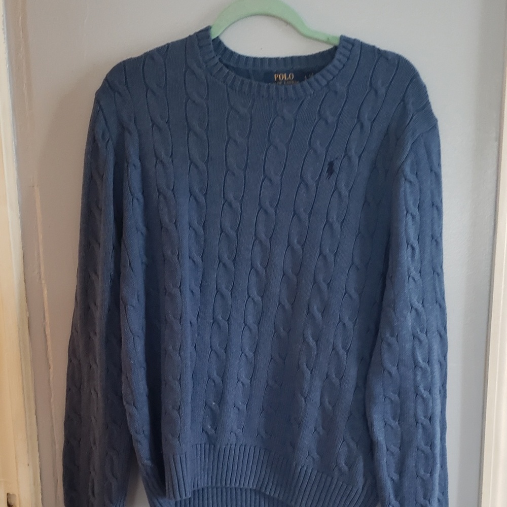 POLO cableknit sweater